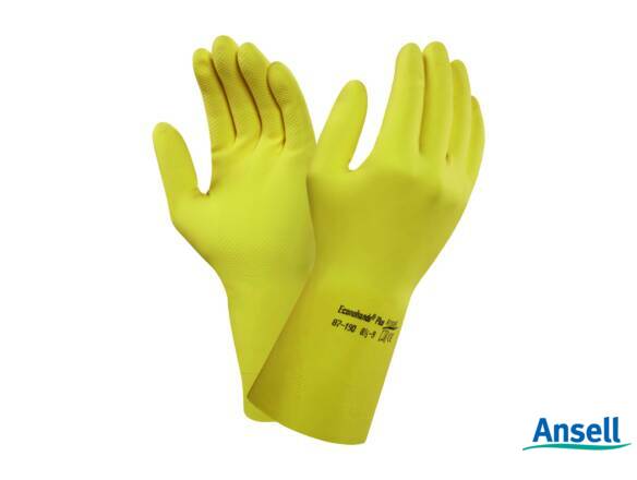 GLOVE ALPHATEC 87-190 YELLOW (ECONOHANDS