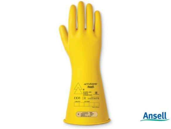 GLOVE RIG0014Y 500V CLASS 00 YELLOW