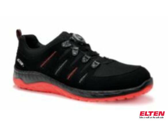 LAGE SCHOEN MADDOX BOA BLACK-RED S3 SRC