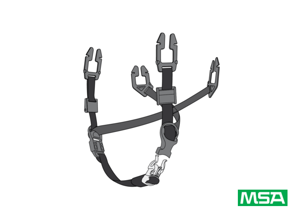 CHINSTRAP 4-POINT FR V-GARD/THERMALGARD